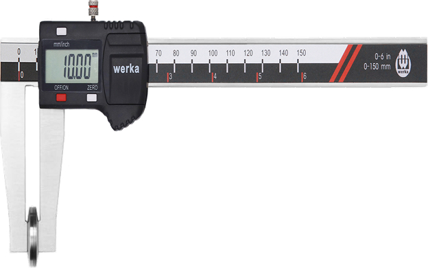 Digital Caliper With Disk Face