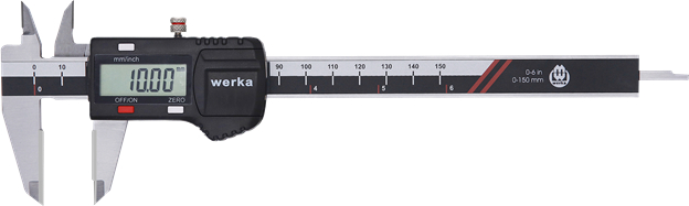 Digital Caliper With Ceramic Measuring Face