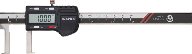 Digital Caliper For Outside Grooves