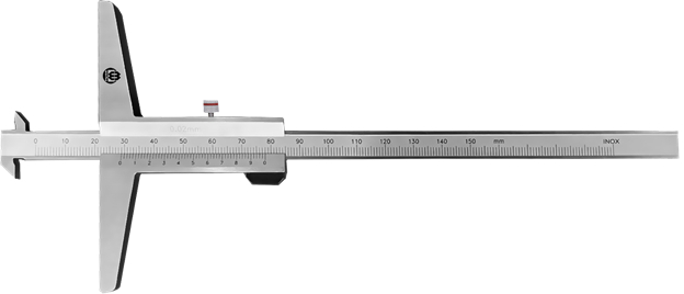 Vernier Depth Gauge  With Double Hook