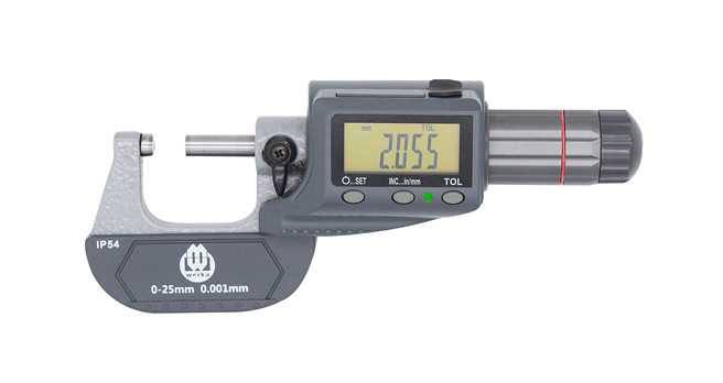 Digital tube thickness micrometers