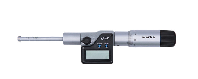 Digital three point internal micrometers